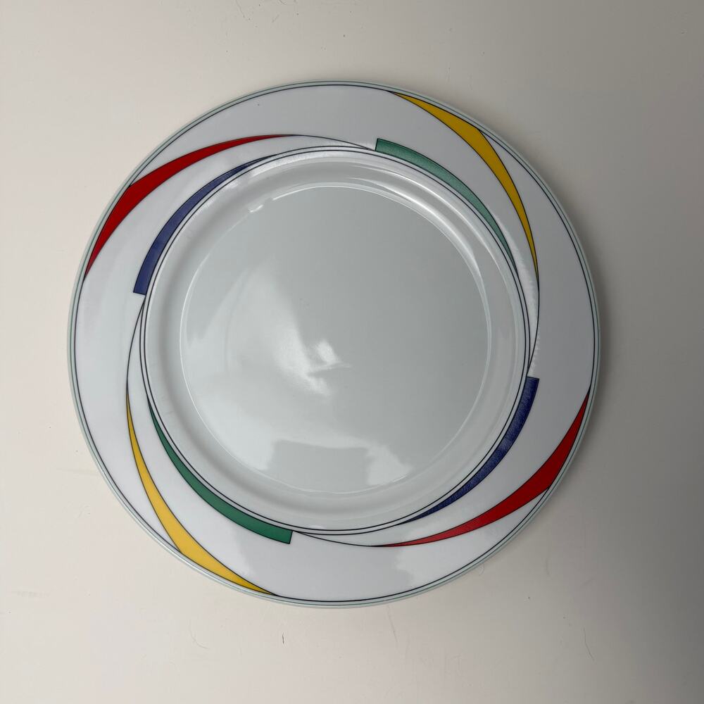 VTG 80s International Fine China Rhythm Flash Japan Large Serving Platter 12.25”